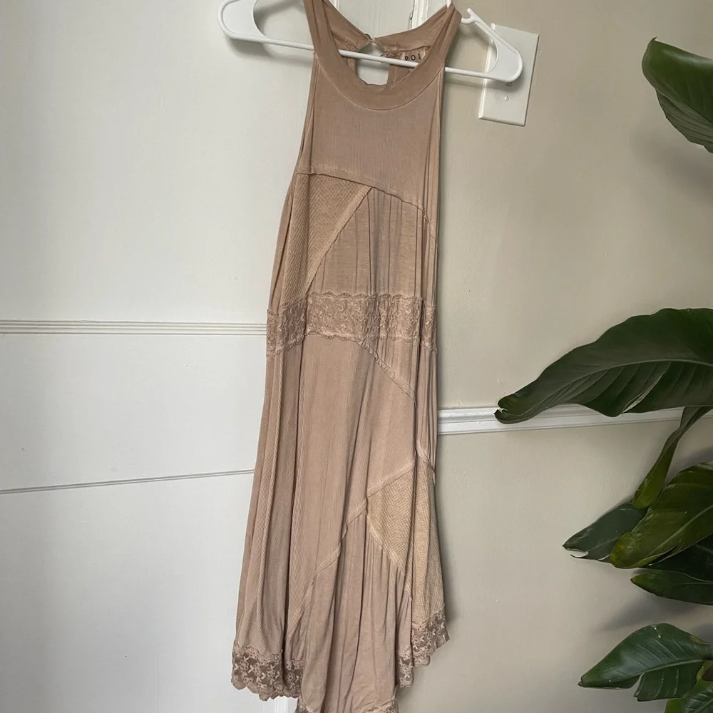 POL knit dress with lace detail - Picture 3 of 4